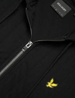 Quilted Zip Through Hoodie - Hoodies