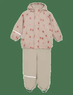 Rainwear Set - AOP, w. fleece - Regnställ