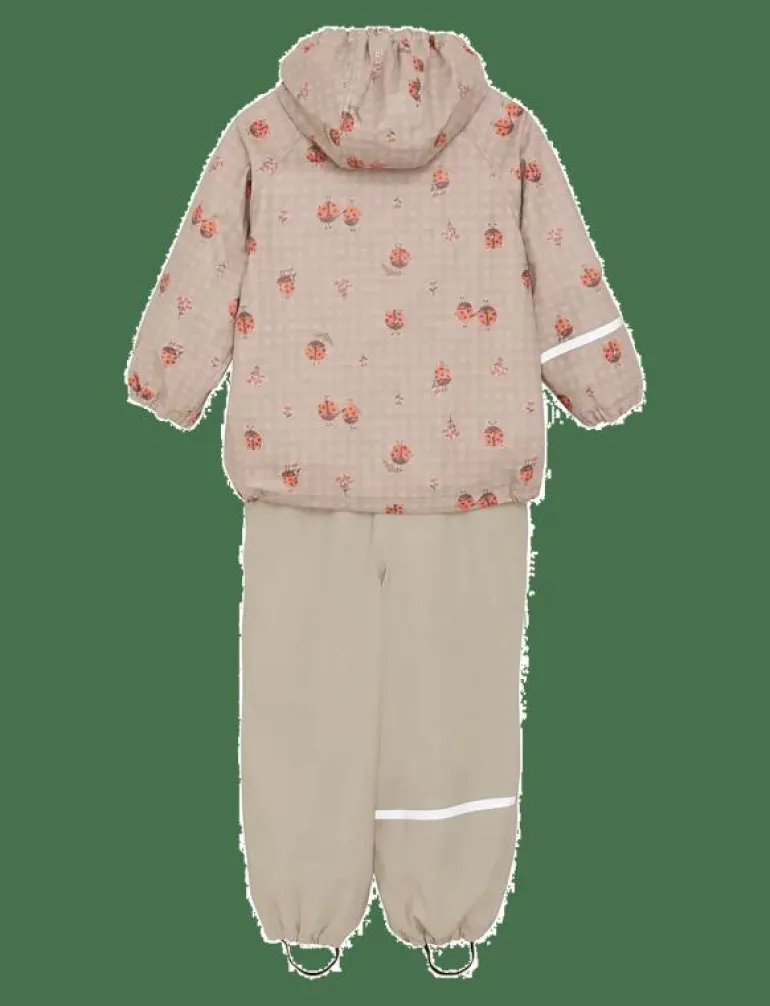Rainwear Set - AOP, w. fleece - Regnställ