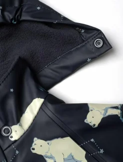 Rainwear Set - AOP, w. fleece - Regnställ