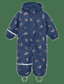 Rainwear Suit - AOP, w. fleece - Regnoveraller