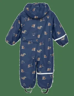 Rainwear Suit - AOP, w. fleece - Regnoveraller