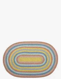 Ralia Rug, Yellow, Jute - Asymmetriska mattor