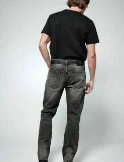 RAY STRAIGHT NIGHTINGALE FADED BLACK - Regular jeans