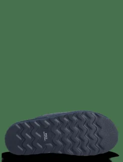 Reade Suede-Trim Polo Pony Scuff Slipper - Inneskor