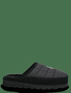 Reade Suede-Trim Quilted Scuff Slipper - Inneskor