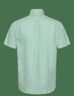 REG SEERSUCKER STRIPE SS SHIRT - Kortärmade