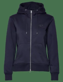 REG TONAL SHIELD ZIP HOODIE - Huvtröjor
