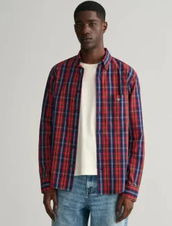 REG UT ARCHIVE POPLIN CHECK SHIRT - Rutiga skjortor