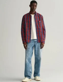 REG UT ARCHIVE POPLIN CHECK SHIRT - Rutiga skjortor