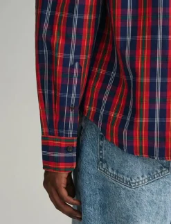 REG UT ARCHIVE POPLIN CHECK SHIRT - Rutiga skjortor