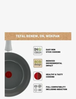 Renew ON Wokpan 28 cm Grey - Wokpannor