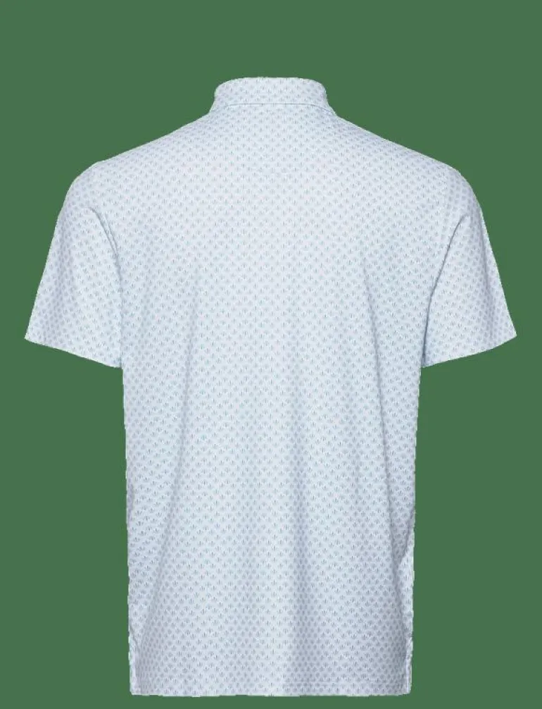 Retro Geo Print - Kortärmade pikéer