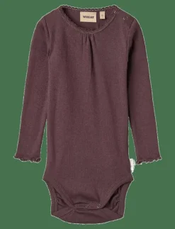 Rib Body L/S Lotta - Långärmad body