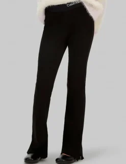 RIB FLARE PANT - Leggings
