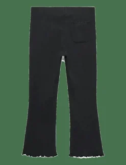 Ribbed flared leggings - Leggings