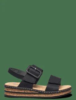 Rieker Ladies' sandals 62950-62 beige - Sandaler