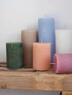 Rustic Pillar Candles - Blockljus