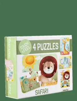 Safari Touch & Feel Puzzles - Klassiska pussel