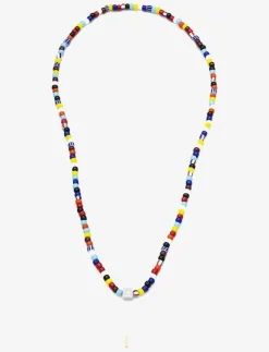 Samie - Necklace with colored pearls - Halsband
