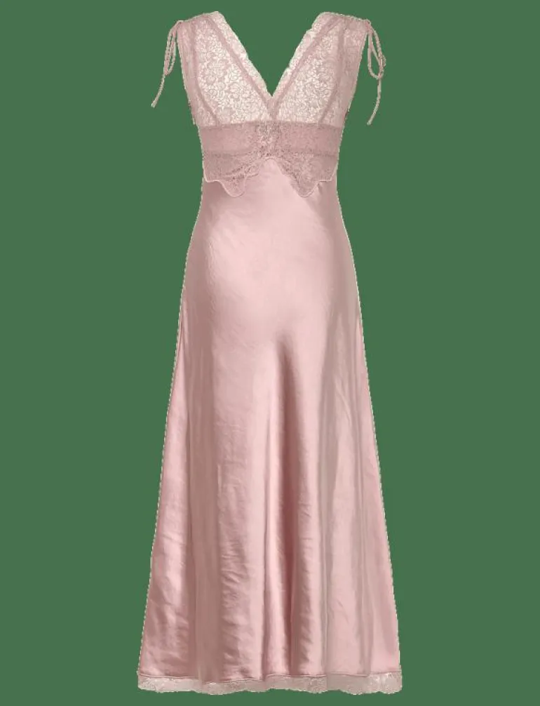 Satin camisole dress - Spetsklänningar