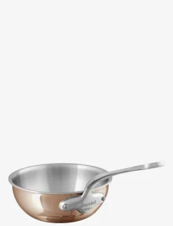 Sautépanna rundad M'6s 3,2 liter Koppar/Stål - Traktörpannor & Sauteuser