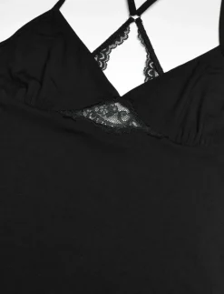 SD JERSEY LACE BACK DETAIL - Nattlinnen