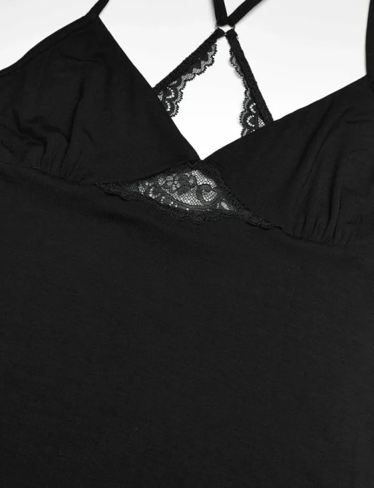 SD JERSEY LACE BACK DETAIL - Nattlinnen