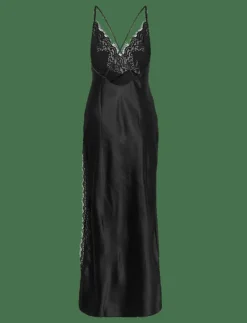 SD LONG SATIN LACE MYA - Nattlinnen