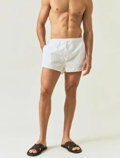 Seersucker Swim Shorts - Badbyxor