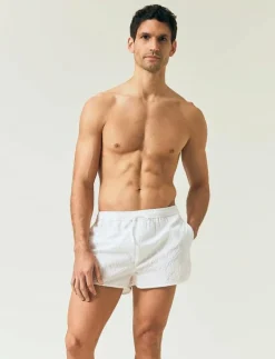 Seersucker Swim Shorts - Badbyxor