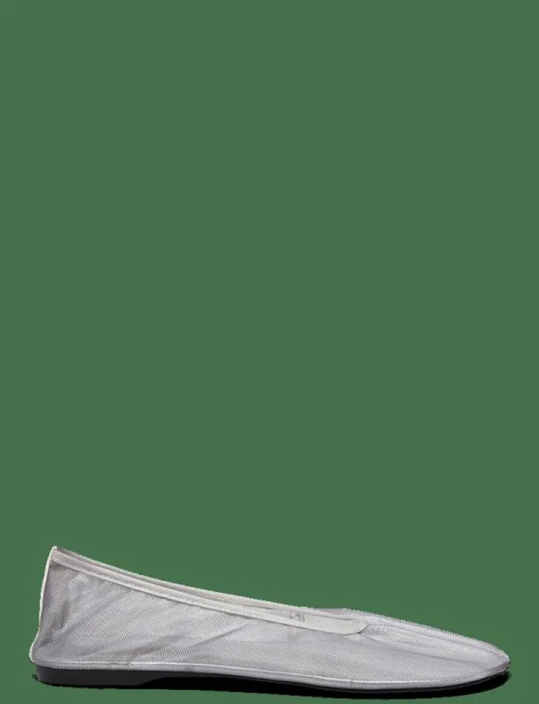 Semi-transparent mesh ballet flats - Ballerinas