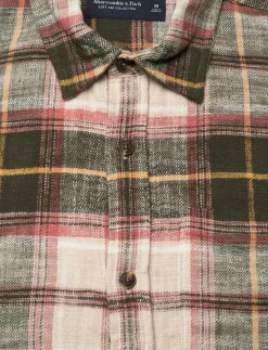 SEP5 LS SLUB FLANNEL PLAID - Flanellskjortor
