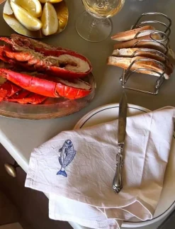 Servetter 4-pack La mer - Tygservetter