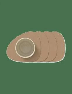 4-set Glass Mat Curve Nupo - Serveringstillbehör