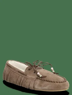 Shearling leather moccasins - Inneskor