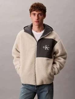 SHERPA FUNNEL NECK FULL ZIP HOOD - Mellanlager