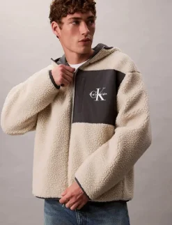 SHERPA FUNNEL NECK FULL ZIP HOOD - Mellanlager
