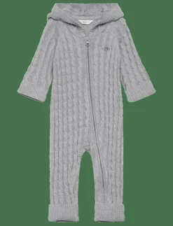 SHIELD COTTON CABLE ONE PIECE - Långärmad bodysuit