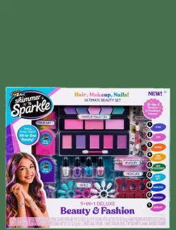 SHIMMER N SPARKLE 9 IN 1 DELUXE BEAUTY AND FASHION - Låtsassmink & Accessoar