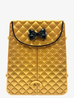 SHIMMER N SPARKLE COSMETIC BACKPACK GOLD - Smink