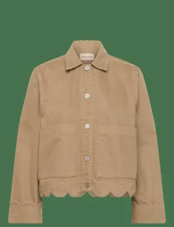 Shirt with Scallop Edge - Tunna jackor