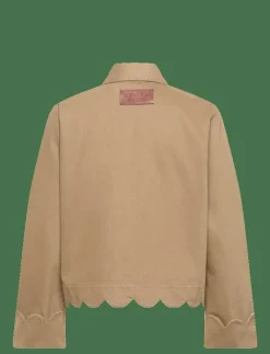 Shirt with Scallop Edge - Tunna jackor