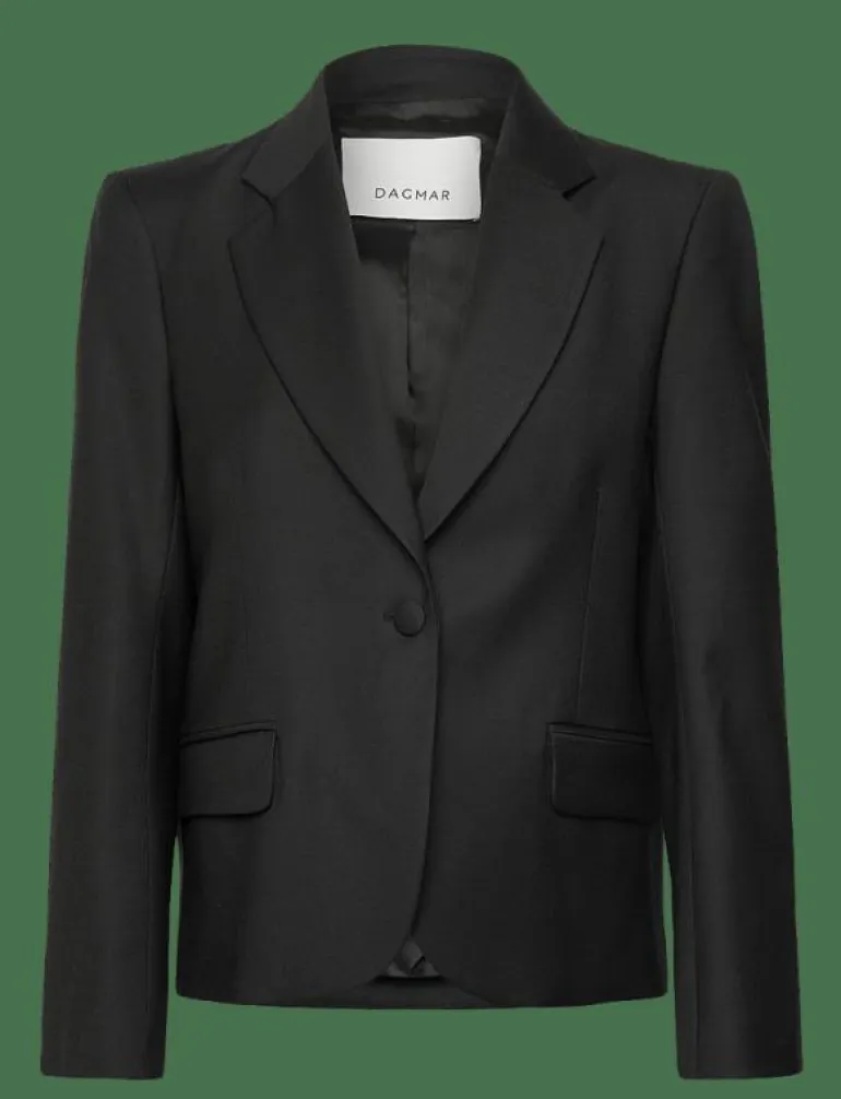 SHORT PLEATED BLAZER - Enkelknäppta kavajer