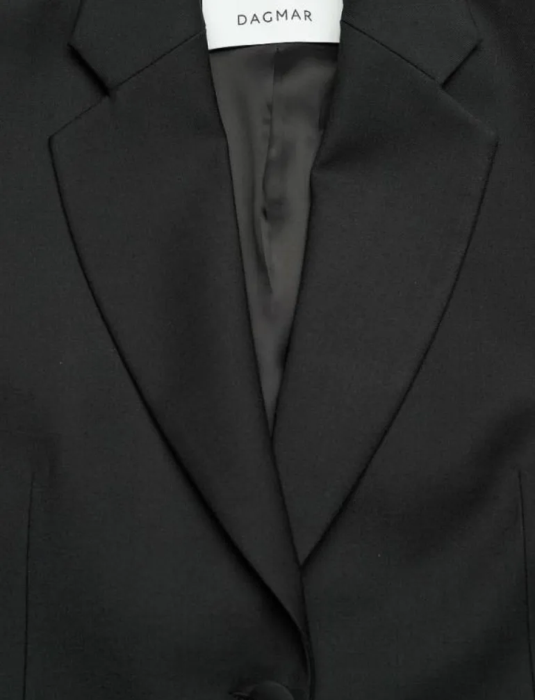 SHORT PLEATED BLAZER - Enkelknäppta kavajer