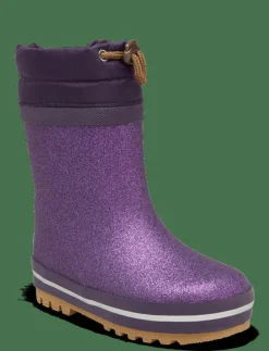Short Winter Wellies - Glitter - Höga gummistövlar
