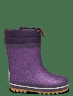 Short Winter Wellies - Glitter - Höga gummistövlar