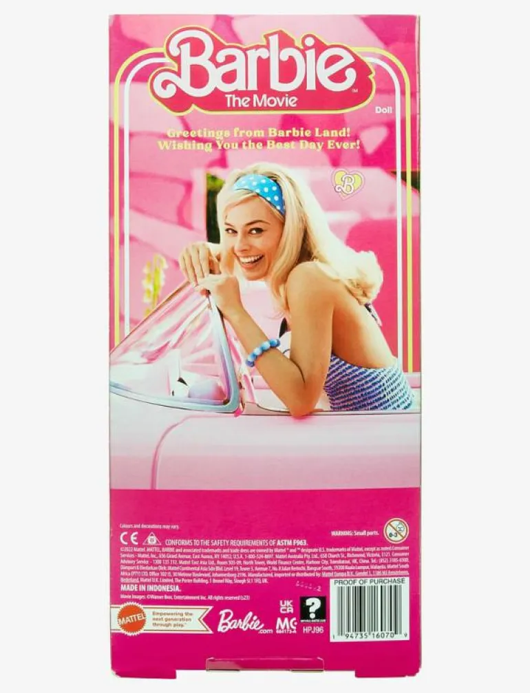 Signature The Movie Collectible Doll, Margot Robbie as in Pink Gingham Dress - Dockor