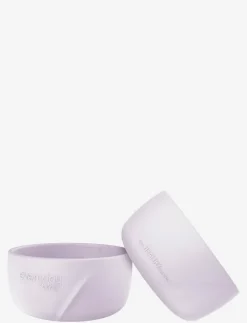 Silicone Baby Bowl 2-Pack Light Lavender - Serveringsset