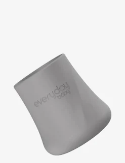 Silicone Baby Cup 2-Pack Quiet Grey - Serveringsset